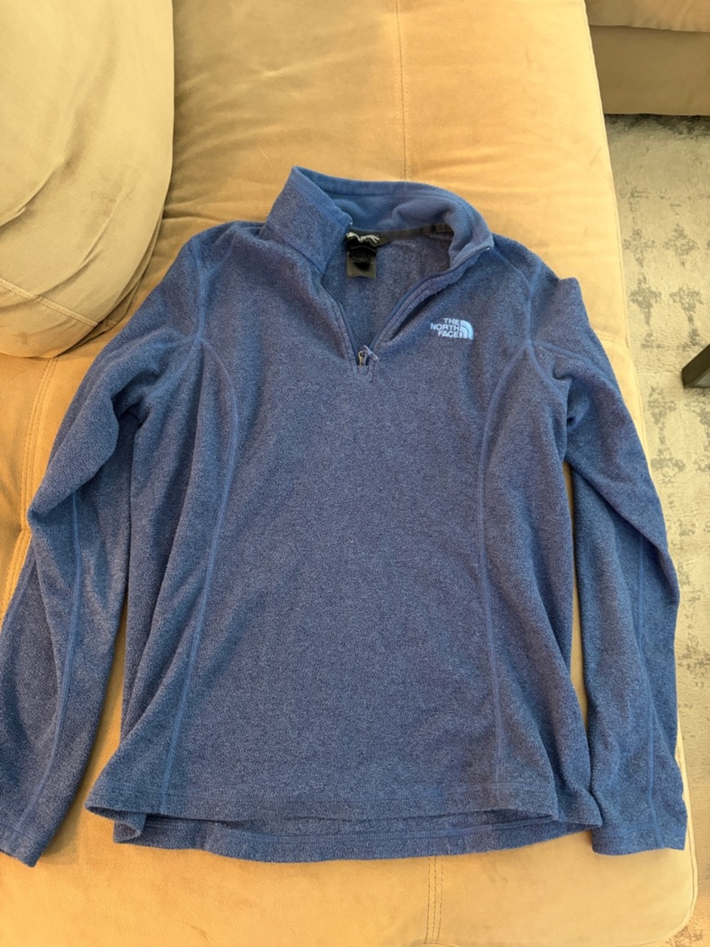 The North Face Navy Blue Quarter-Zip Fleece Pullover
